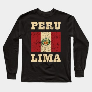 Flag of Peru Long Sleeve T-Shirt